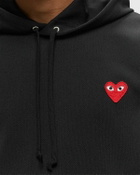 Comme Des Garçons Play Sweatshirt Red Emblem Knit Black Hoodies