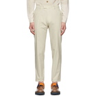 Dries Van Noten Off-White Peeler Trousers