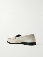Enfants Riches Déprimés - Logo-Debossed Leather Penny Loafers - White