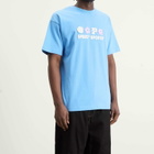Pawa Speed Sports Men's Multi Monogram T-Shirt in Bleu/Azur