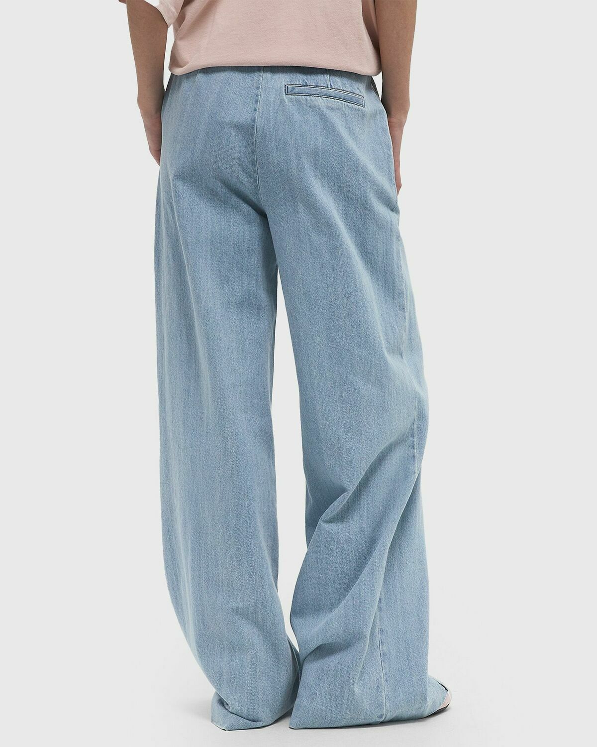 Gestuz VELLAGZ HW WIDE PANTS Blue Womens Casual Pant