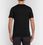 Theory - Precise Slim-Fit Mercerised Cotton-Jersey T-Shirt - Black