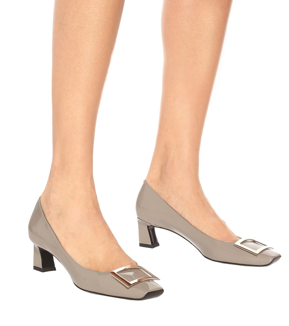 Trompette 45 Metal Buckle Pumps in Patent Leather main image 0