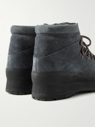Diemme - Throwing Fits Rosset Rubber-Trimmed Suede Platform Boots - Blue