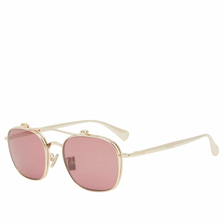 Photo: Kenzo Eyewear Men's Kenzo KZ40188U Sunglasses in Gold/Bordeaux 