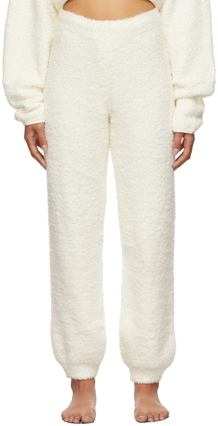 SKIMS Off-White Cozy Knit Jogger Lounge Pants SKIMS
