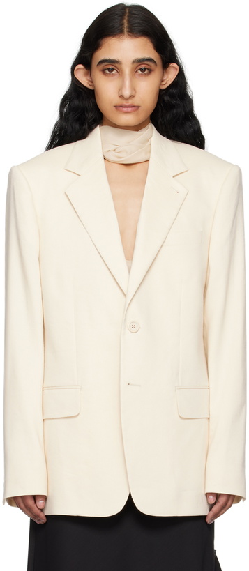 Photo: Helmut Lang Off-White Classic Blazer