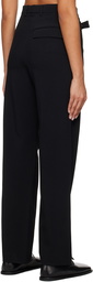 Bianca Saunders Black Macho Trousers