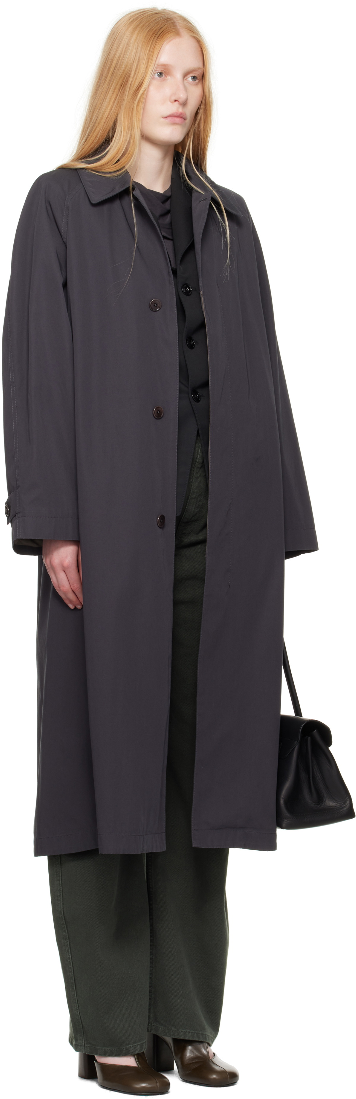 LEMAIRE Black Single-Breasted Fitted Tailored Blazer