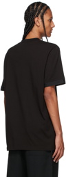 Moncler Black Rubberized Logo T-Shirt