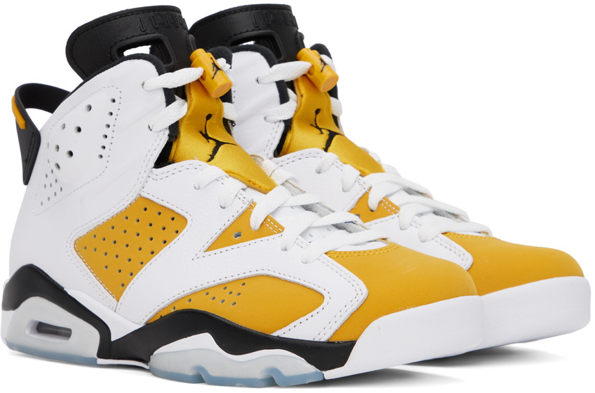 Nike Air Jordan 6 Retro イエロー Nike Jordan Yellow Air Jordan 6 Retro Sneakers Nike Jordan Brand