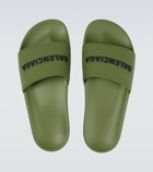 Balenciaga - Pool logo rubber slides