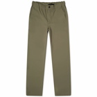 Norse Projects Men's Ezra Relaxed Solotex Twill Trousers in Sediment Green