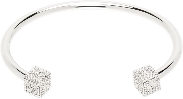 Photo: Off-White Silver Mini Dice Cuff Bracelet