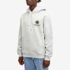 New Amsterdam Surf Association Men's Logo Hoodie in Ash/Green