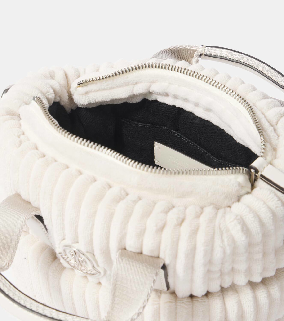 Moncler Caradoc logo corduroy crossbody bag Moncler