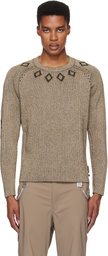 Charlie Constantinou Beige 66°North Edition Knit Sweater