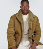 Lemaire Reversible suede and shearling jacket