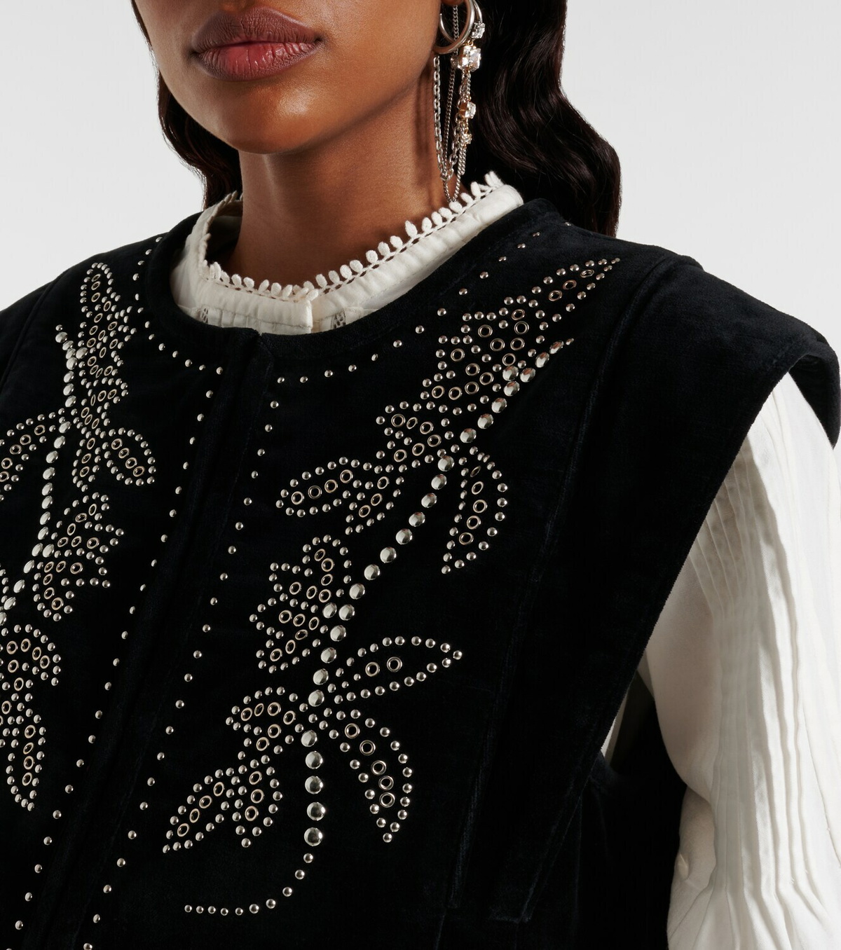 Isabel Marant Poppy embellished vest