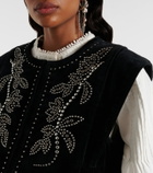 Isabel Marant Poppy embellished vest