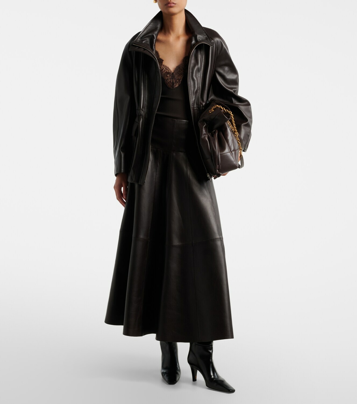 Nour Hammour Quai leather jacket