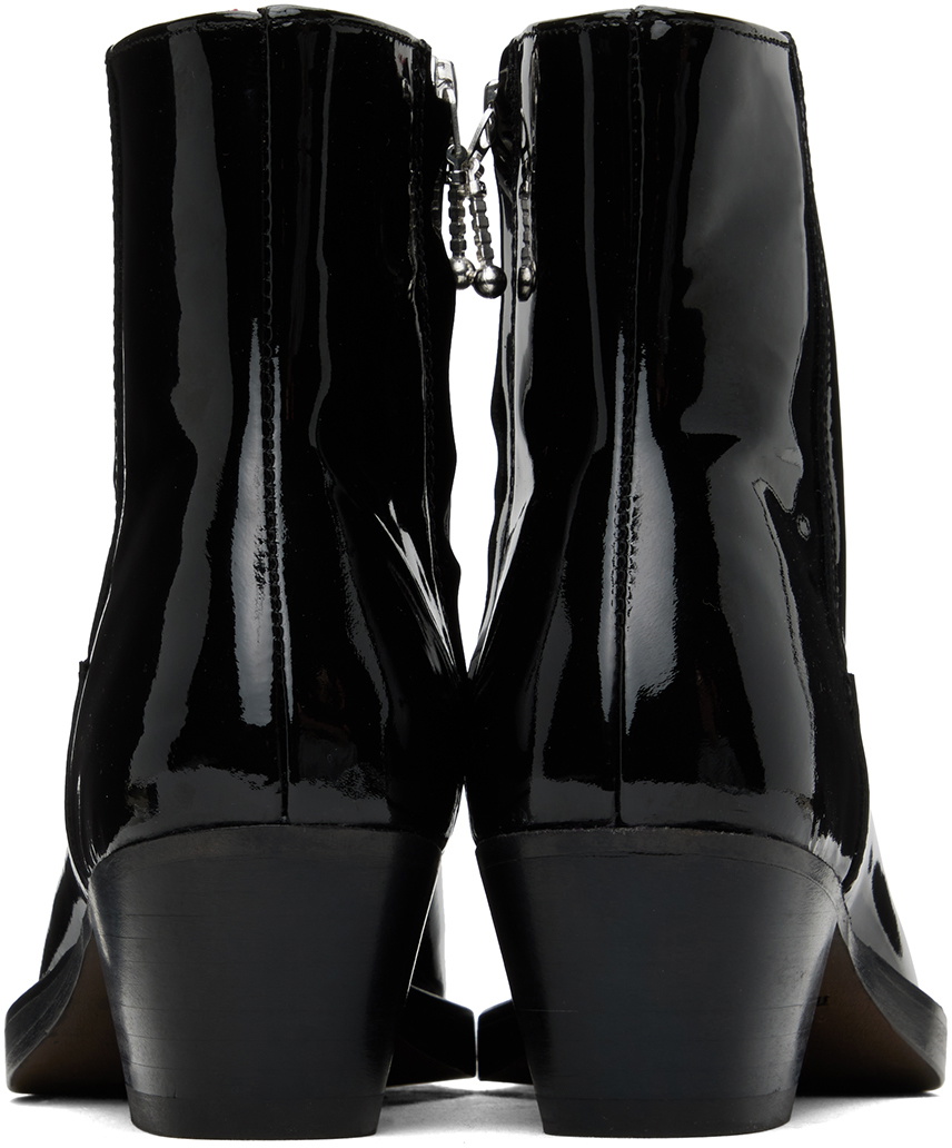 Ernest W. Baker Black Western Boots