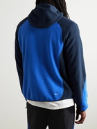 Nike - ACG Wolf Tree Colour-Block Polartec® Fleece Hooded Jacket - Blue