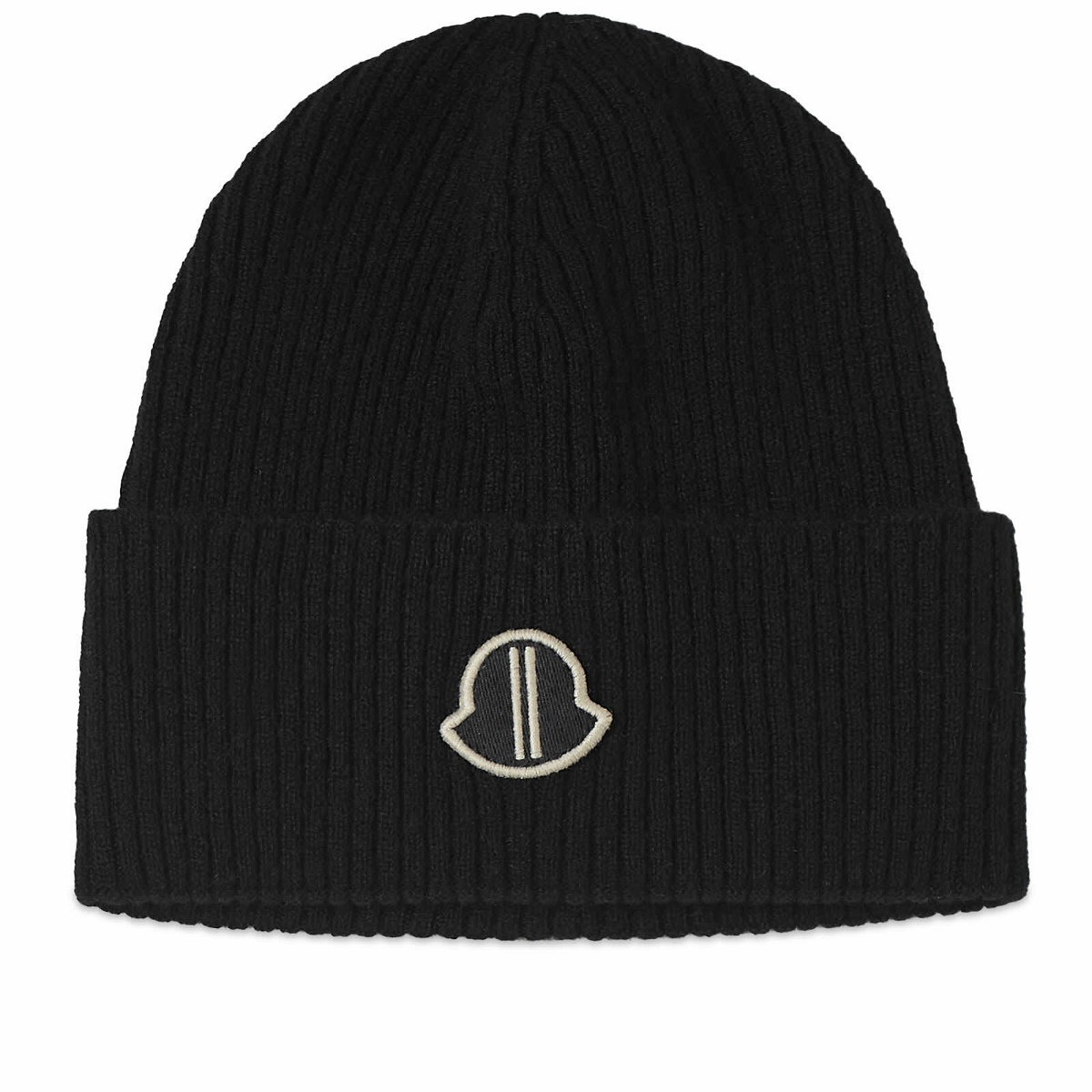 Photo: Rick Owens x Moncler Genius Knitted Beanie in Black