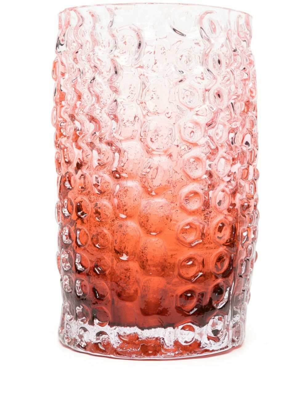 POLSPOTTEN Pink Relief Glass Vase