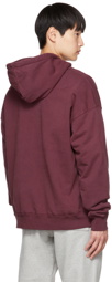 Rhude Burgundy Chateau De Rhude Hoodie