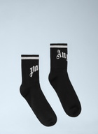Palm Angels Curved Logo Track Socks