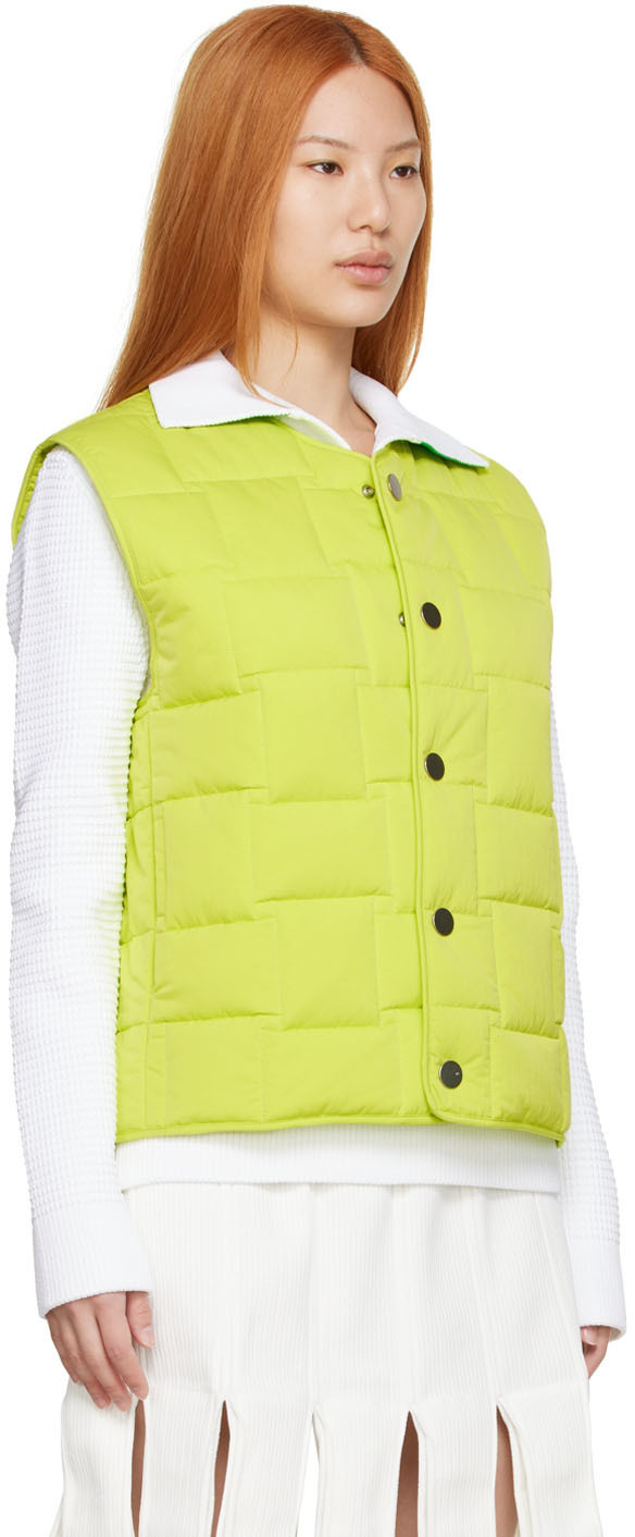 Bottega Veneta Green Nylon Vest
