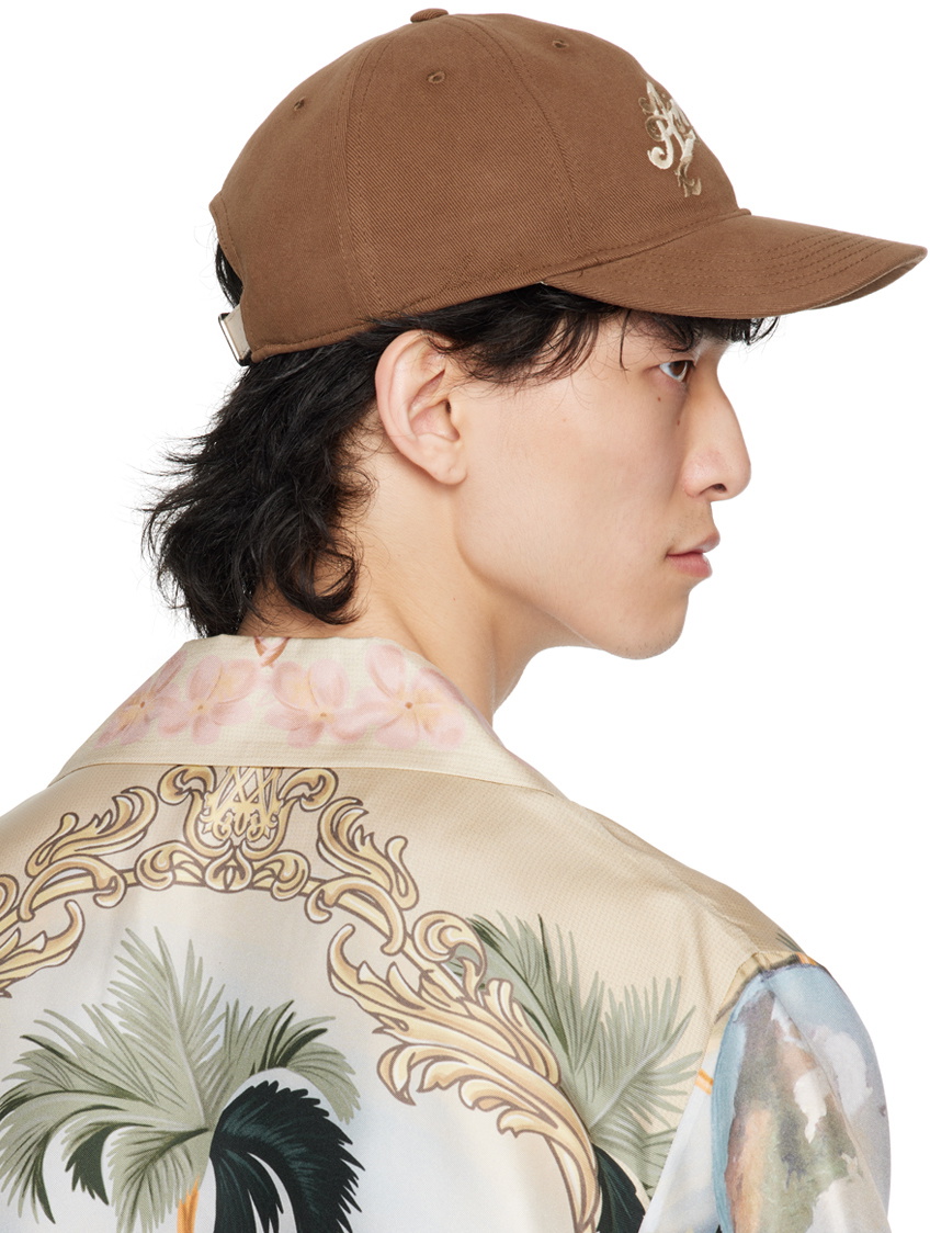 AMIRI Brown Baroque Logo Dad Cap Amiri