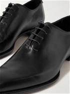 Kingsman - Merlin Whole-Cut Leather Derby Shoes - Black