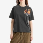 Air Jordan Women's W Graphic 6 Ring T-Shirt in Off Noir