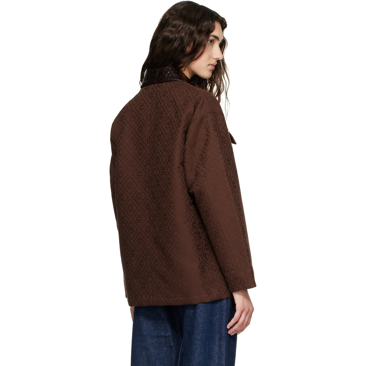 Casablanca Brown Workwear Jacket