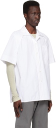 LOW CLASSIC White Stitch Pointed Shirt