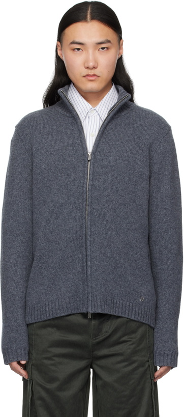 Photo: Holzweiler Blue Atlantic Wool Cardigan
