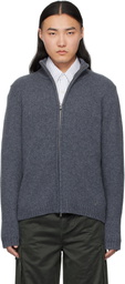 Holzweiler Blue Atlantic Wool Cardigan