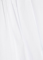 Staud Margi Pintuck Stretch-cotton Midi Dress White