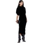 Rick Owens Black Tower Seb Midi Dress