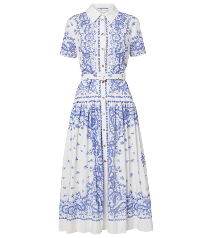 Self-Portrait Lace A-line midi dress Self-Portrait Self-Portrait Lace A-line midi dress Self-Portrait