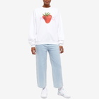 Fiorucci Women's Strawberry Crew Sweat in White