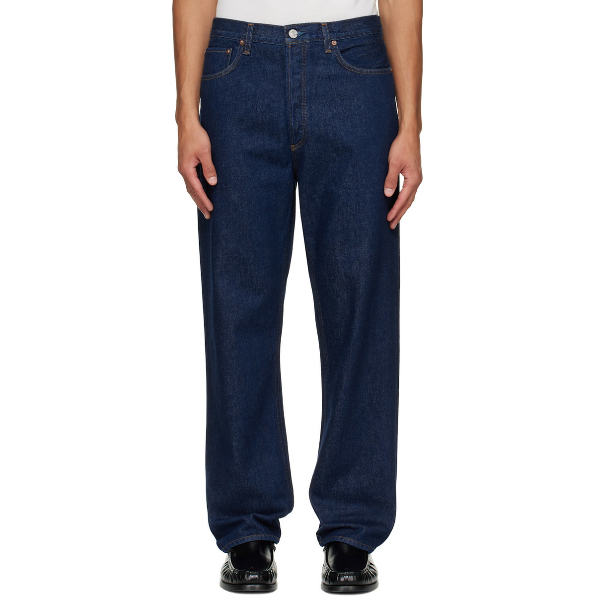 AGOLDE Navy 90's Jeans