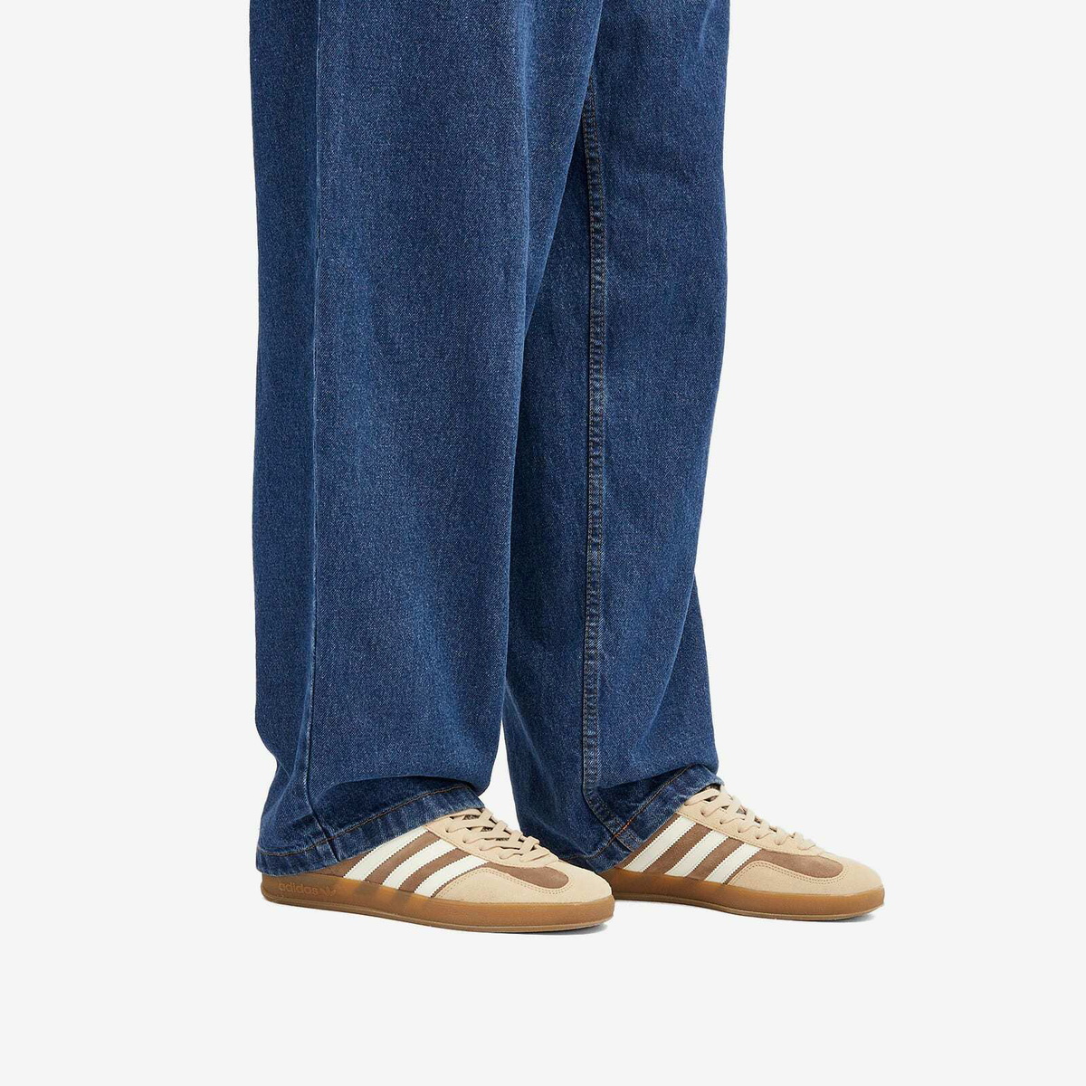 Adidas Gazelle Indoor in Earth Strata/Ftwr White/Magic Beige adidas