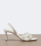 Manolo Blahnik Volusan leather slingback sandals