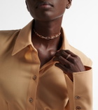 Messika Move Link 18kt rose gold choker with diamonds