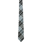 Burberry Blue Classic Cut Vintage Check Manston Tie