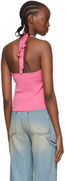 TheOpen Product Pink Rayon Tank Top