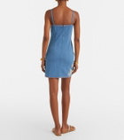 Veronica Beard Chester floral denim minidress